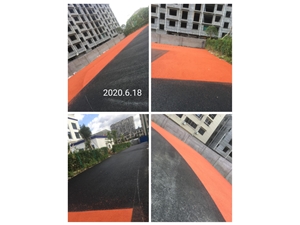 浙江省麗水市龍泉市龍洲派出所，透氣型跑道1000平方